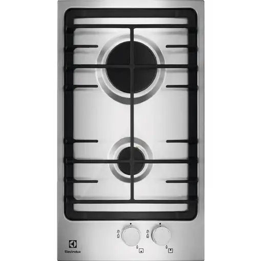 Electrolux EGG3322NVX Acero inoxidable Integrado 29 cm Encimera de gas 2 zona(s)