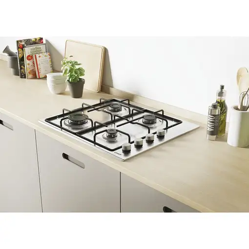 Candy Idea CHW6LX Acero inoxidable Integrado 60 cm Encimera de gas 4 zona(s)