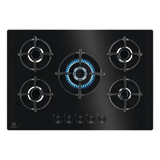 Electrolux EGG75372K Negro Integrado 75 cm Encimera de gas 5 zona(s)