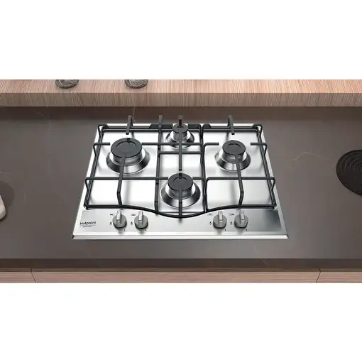 Hotpoint PCN 642 IX/HAR Acero inoxidable Integrado 60 cm Encimera de gas 4 zona(s)