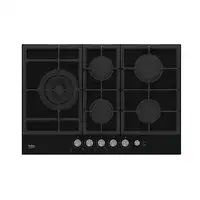 Beko HILL 75235 S hobs Negro Integrado 75 cm Encimera de gas 5 zona(s)
