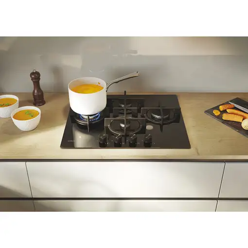 Candy Moderna CVG6DTB Negro Integrado 59.5 cm Encimera de gas 4 zona(s)