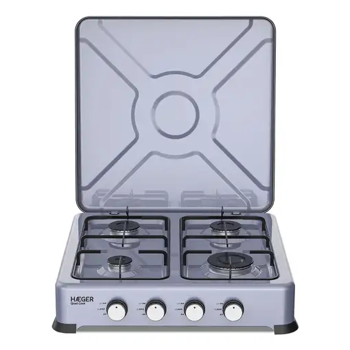 Haeger GC-04E.023A hobs Gris Encimera 50 cm Encimera de gas 4 zona(s) Haeger GC-04E.023A hobs Gris Encimera 50 cm Encimera de gas 4 zona(s)