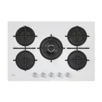 Candy Moderna CVG74WTW Blanco Integrado 74.5 cm Encimera de gas 5 zona(s)