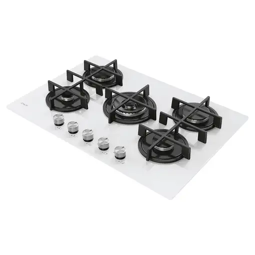 Candy Moderna CVG74WTW Blanco Integrado 74.5 cm Encimera de gas 5 zona(s)