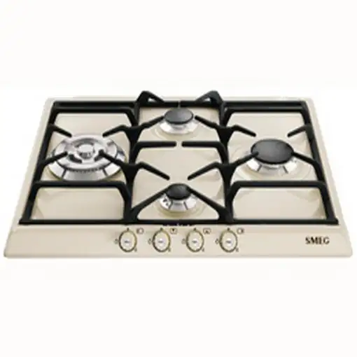 Smeg SR764PO hobs Crema de color Integrado Encimera de gas 4 zona(s)