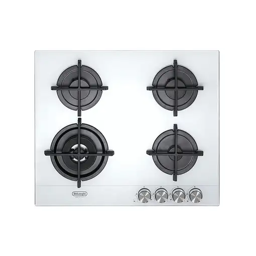De’Longhi NSL 460 B hobs Blanco Integrado 60 cm Encimera de gas 4 zona(s) De’Longhi NSL 460 B hobs Blanco Integrado 60 cm Encimera de gas 4 zona(s)