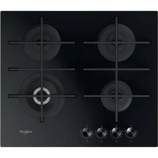 Whirlpool GOWL 628/NB Negro Integrado 59 cm Encimera de gas 4 zona(s)