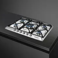 Smeg Victoria SR975XGH hobs Acero inoxidable Integrado 68.5 cm Encimera de gas 5 z