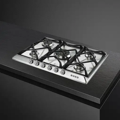 Smeg Victoria SR975XGH hobs Acero inoxidable Integrado 68.5 cm Encimera de gas 5 z