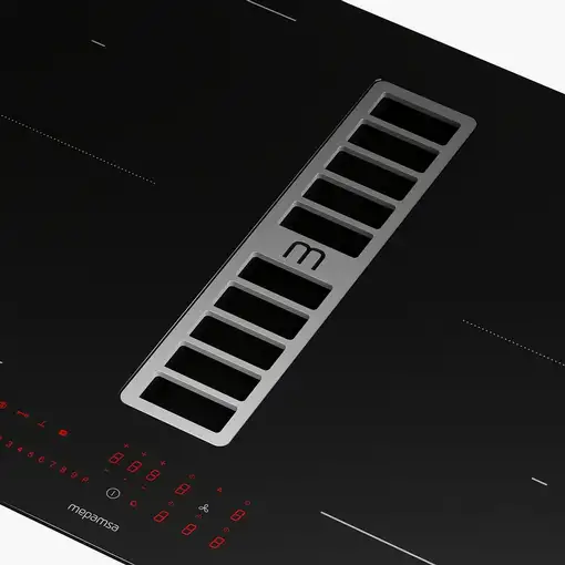 Mepamsa 340.0711.210 hobs Negro Integrado 83 cm Con placa de inducción 4 zona(s) C