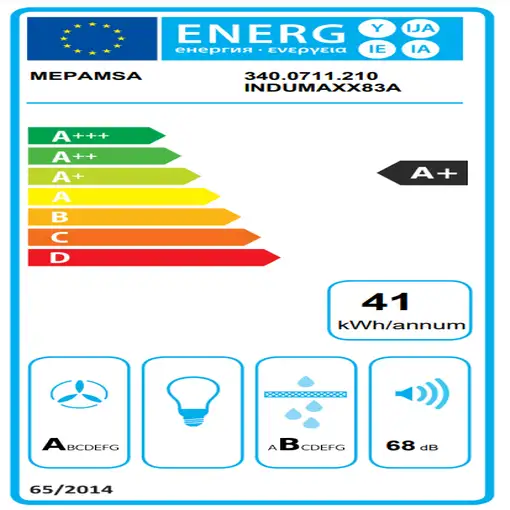Mepamsa 340.0711.210 hobs Negro Integrado 83 cm Con placa de inducción 4 zona(s) C