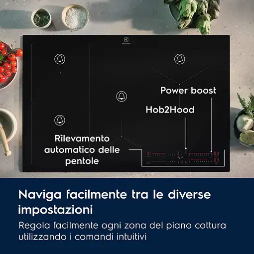 Electrolux Serie 700 KIS82453I Negro Integrado 77 cm Con placa de inducción 4 zona
