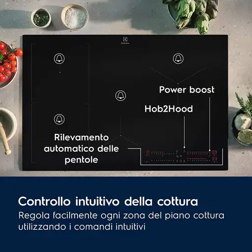 Electrolux Serie 700 KIS82453I Negro Integrado 77 cm Con placa de inducción 4 zona