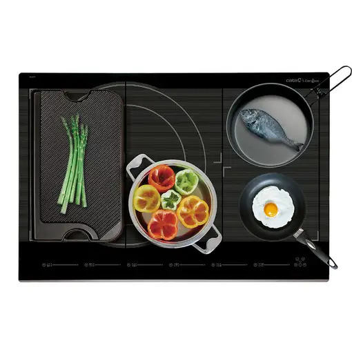 CATA Giga 750 Negro, Gris Integrado Con placa de inducción 6 zona(s)