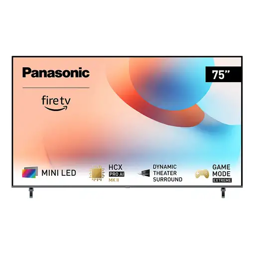Televisor LCD 75'' 4K Ultra HD Negro Smart TV-75W95AEG PANASONIC