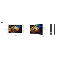TCL C65 98C655 Televisor 2,49 m (98") 4K Ultra HD Smart TV Wifi Titanio 450 cd / m