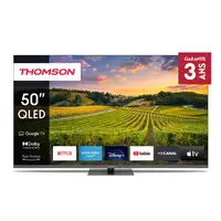 Televisor QLED 50'' 4K Ultra HD Gris Smart 50QG5C14 THOMSON Televisor QLED 50'' 4K Ultra HD Gris Smart 50QG5C14 THOMSON
