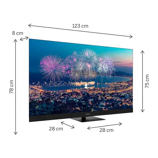 Televisor QLED 55'' 4K Ultra HD Negro Smart 55QG6C14 THOMSON
