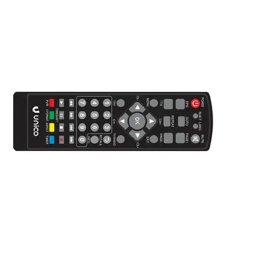 UNICO 02db1553bk00 Terrestre Full HD Negro
