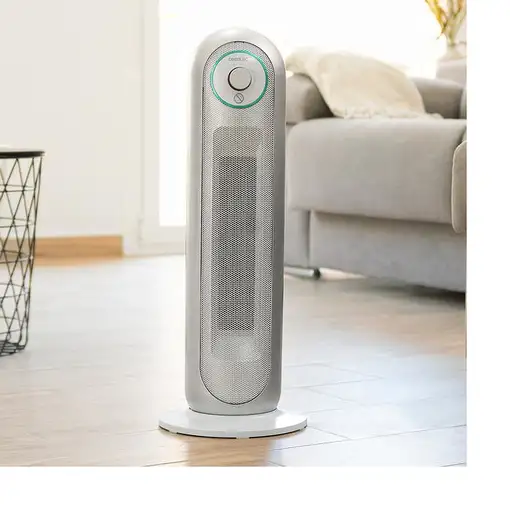 Cecotec 05825 calefactor eléctrico Interior Gris, Blanco 2200 W Ventilador eléctri