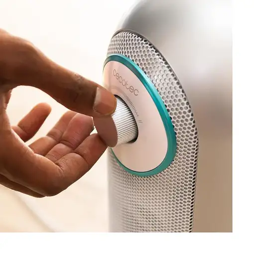 Cecotec 05825 calefactor eléctrico Interior Gris, Blanco 2200 W Ventilador eléctri