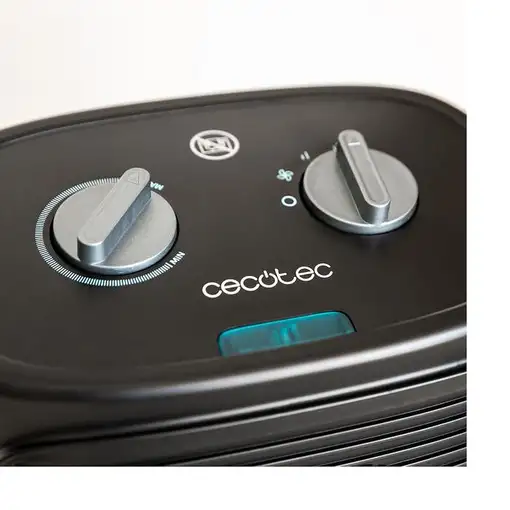 Cecotec 08253 calefactor eléctrico Interior Negro 2000 W Ventilador sin aspas para