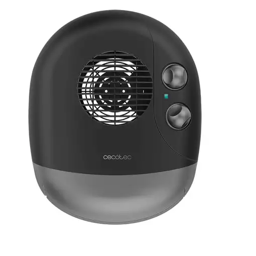Cecotec 08250 calefactor eléctrico Interior Negro, Gris 2000 W Ventilador sin aspa