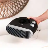 Cecotec 08250 calefactor eléctrico Interior Negro, Gris 2000 W Ventilador sin aspa