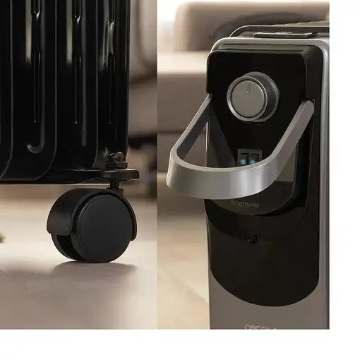 Cecotec 05889 calefactor eléctrico Interior Negro 2000 W Radiador de aceite eléctr