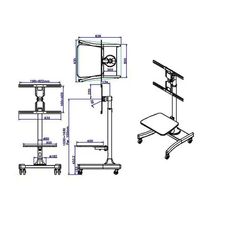VALUE LCD/TV Mobile Cart