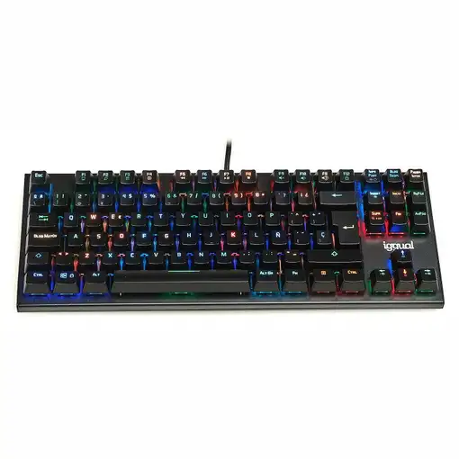 iggual Teclado gaming TKL mecánico ONYX RGB negro