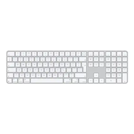 Apple Magic teclado Universal USB + Bluetooth QWERTY Inglés Blanco