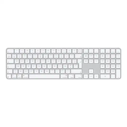 Apple Magic teclado Universal USB + Bluetooth AZERTY Francés Blanco