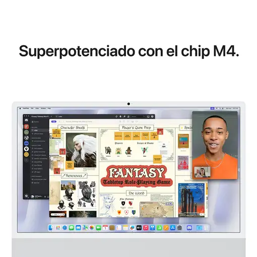 Apple iMac Apple M M4 59,7 cm (23.5'') 4480 x 2520 Pixeles PC todo en uno 16 GB 256