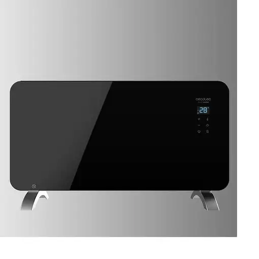 Cecotec Ready Warm 6720 Crystal Connection Interior Negro, Plata 1500 W Convector