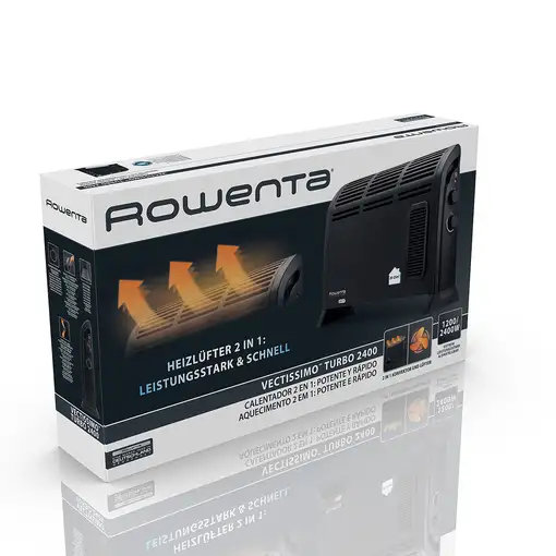 Rowenta Convector Vectissimo II CO3035 Interior Negro 2400 W