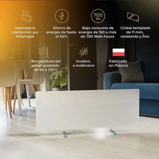 AENO Radiador Premium Eco Smart Heater GH1S Blanco