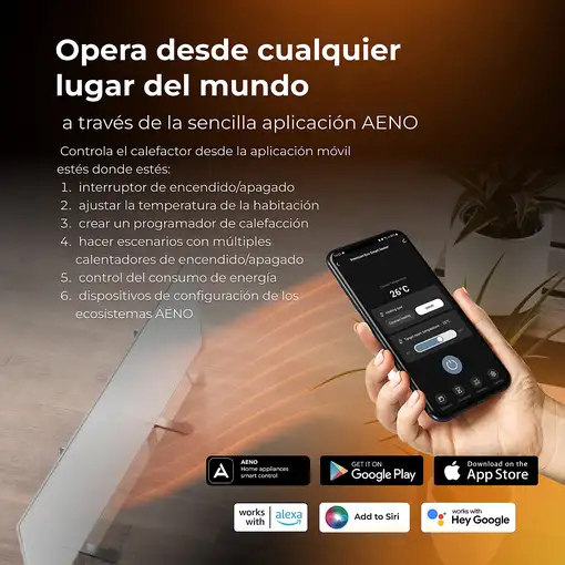AENO Radiador Premium Eco Smart Heater GH1S Blanco