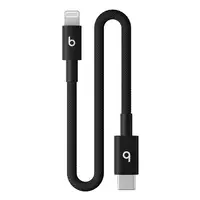 Apple MEQM4ZM/A cable de conector Lightning 0,2 m Negro