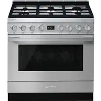 Smeg CPF9GPX cocina Cocina independiente Eléctrico Encimera de gas Acero inoxidabl