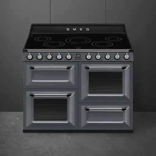 Smeg TR4110IGR2 cocina Cocina independiente Eléctrico Con placa de inducción Gris