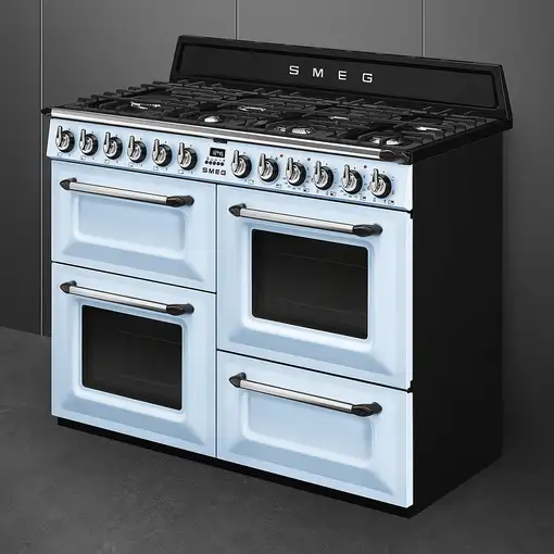 Smeg TR4110AZ cocina Cocina independiente Gas natural Encimera de gas Azul