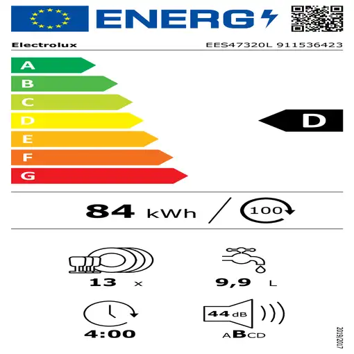 Lavavajillas 13 place settings 911 536 423 ELECTROLUX