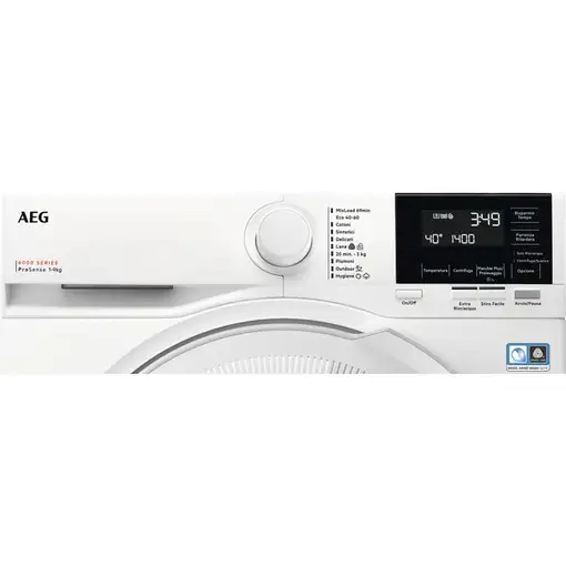 Lavadora de 9 kg 1400 rpm Blanco 914 915 716 AEG