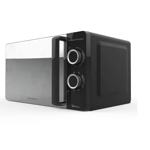 Microondas  Espejo con grill Encimera 20 L 700 W negro 01527 CECOTEC