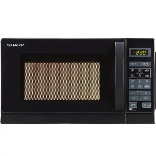 Sharp R-642BKW Negro Microondas combinado Encimera 20 L 800 W