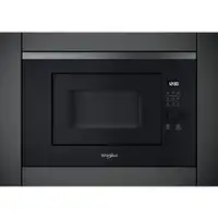 Microondas Acero inoxidable con grill Integrado 20 L 800 negro WMF201G WHIRLPOOL Microondas Acero inoxidable con grill Integrado 20 L 800 negro WMF201G WHIRLPOOL