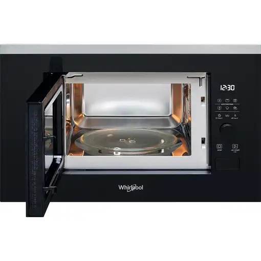 Microondas Acero inoxidable con grill Integrado 20 L 800 negro WMF201G WHIRLPOOL