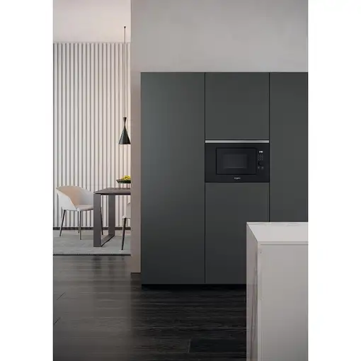 Microondas Acero inoxidable con grill Integrado 20 L 800 negro WMF201G WHIRLPOOL